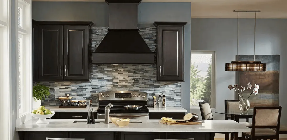 Kitchen cabinet painting and refinishing in a modern kitchen in Shreveport, LA